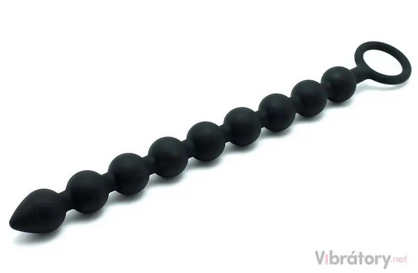 Silikonové anální kuličky Rimba, 32 cm
