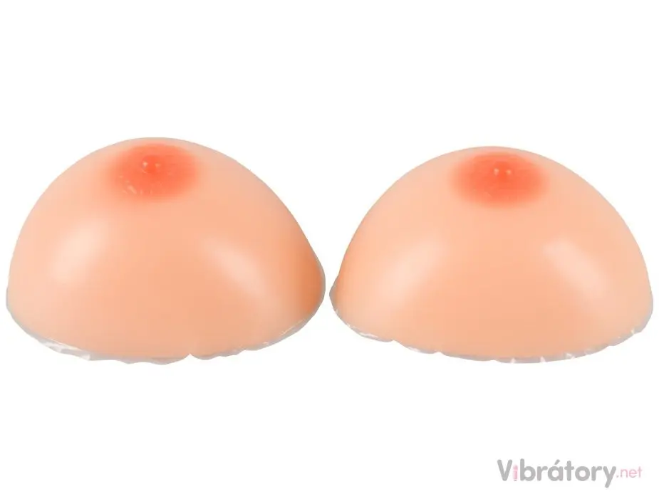 Silikonová prsa Cottelli, 2x 1000 g ("čtyřky")