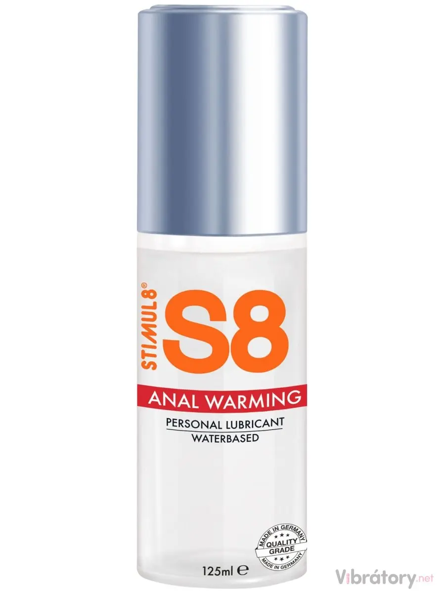 Anální lubrikační gel S8 Anal Warming - hřejivý, 125 ml
