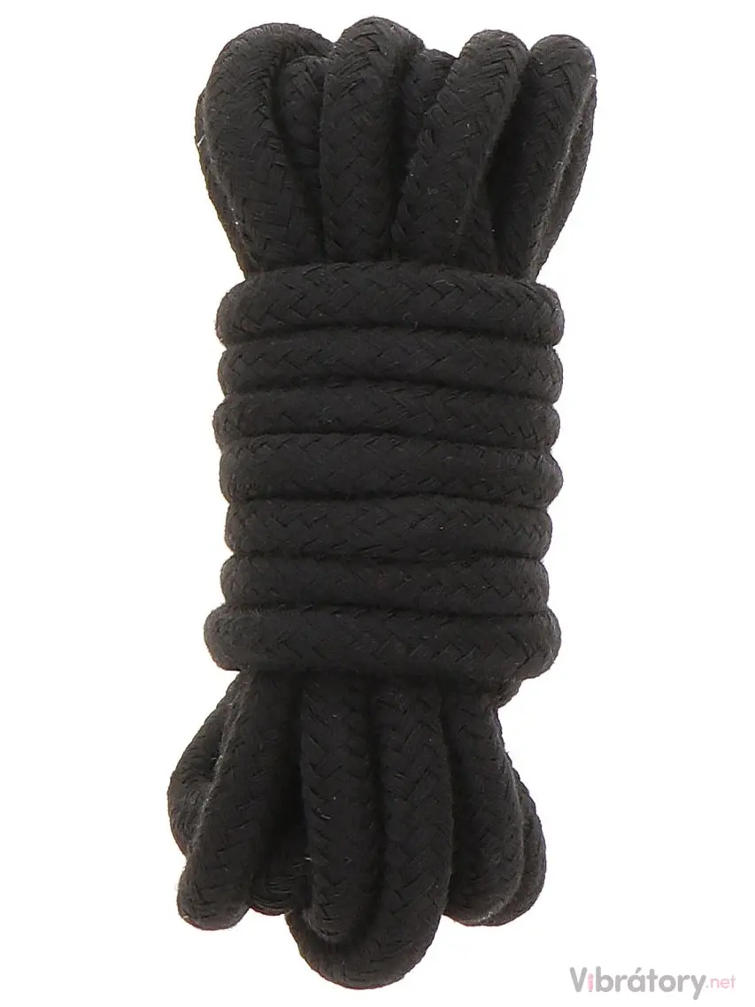Lano na bondage Hidden Desire, 3 m (černé)