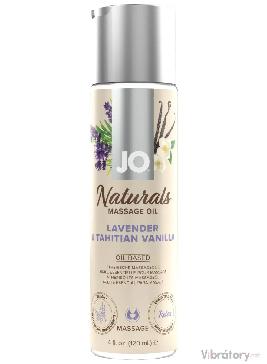 Esenciální masážní olej System JO Lavender & Tahitian Vanilla, 120 ml