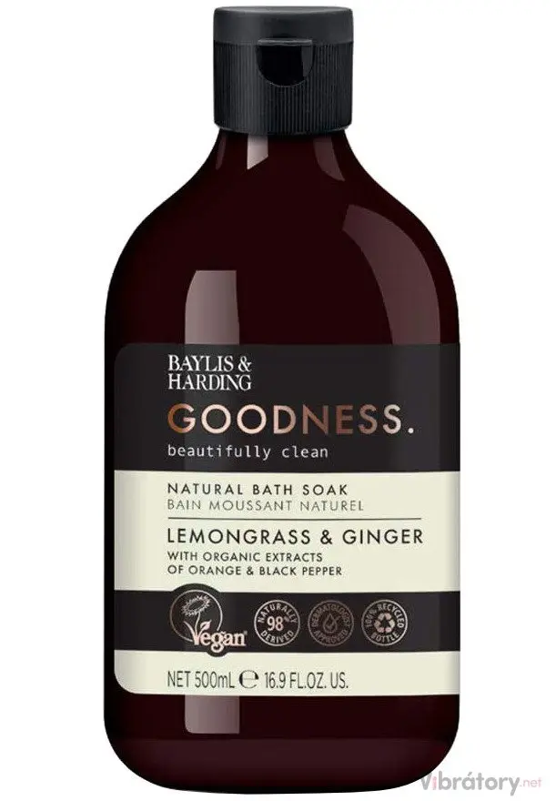 Pěna do koupele Baylis & Harding Goodness Lemongrass & Ginger – citronová tráva a zázvor, 500 ml