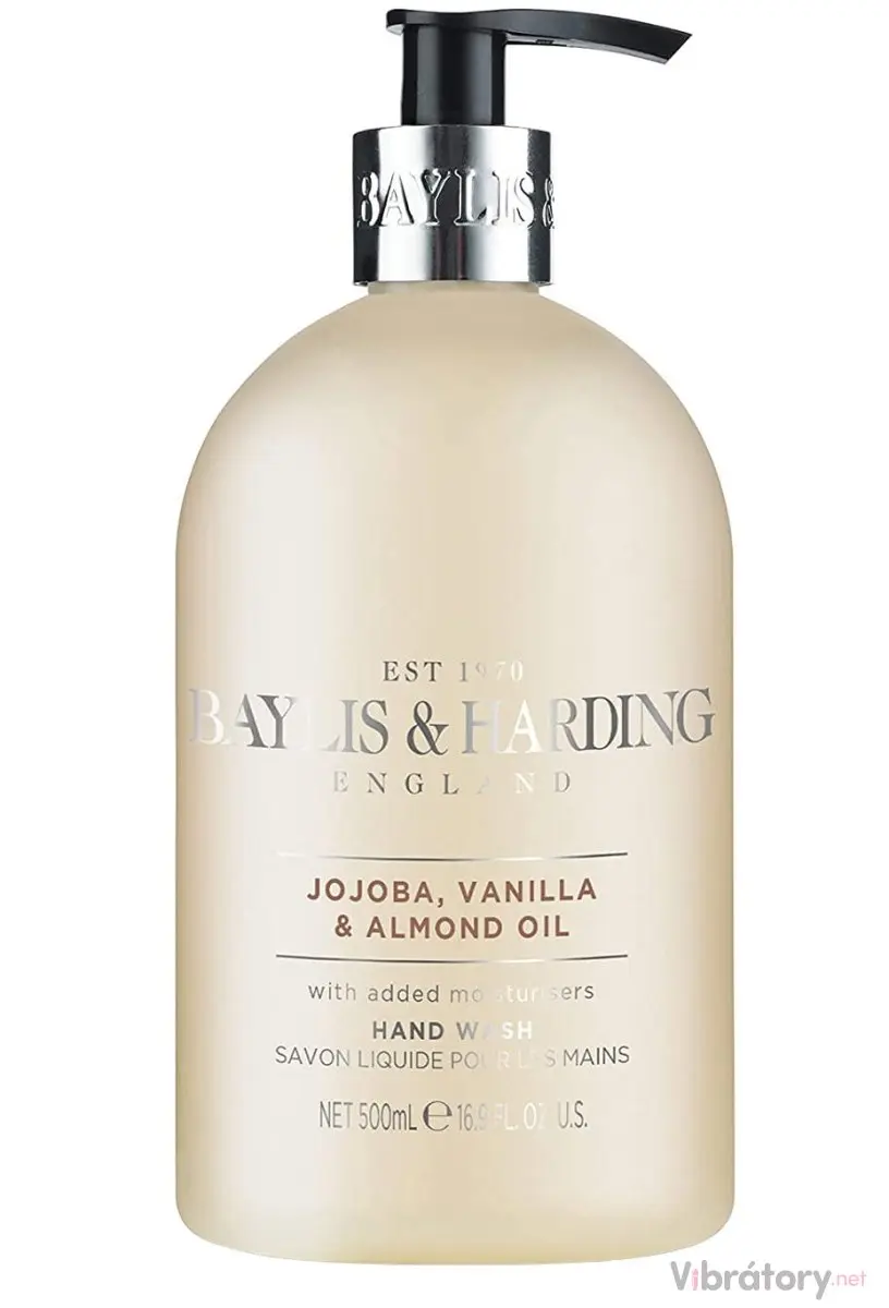Tekuté mýdlo na ruce Baylis & Harding Jojoba, Vanilla & Almond Oil – jojoba, vanilka a mandle, 500 ml