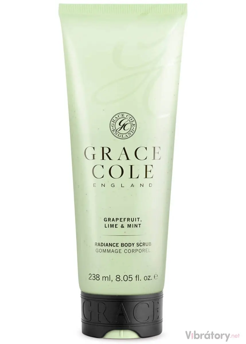 Grace Cole tělový peeling Grep Limeta a Máta 240 ml