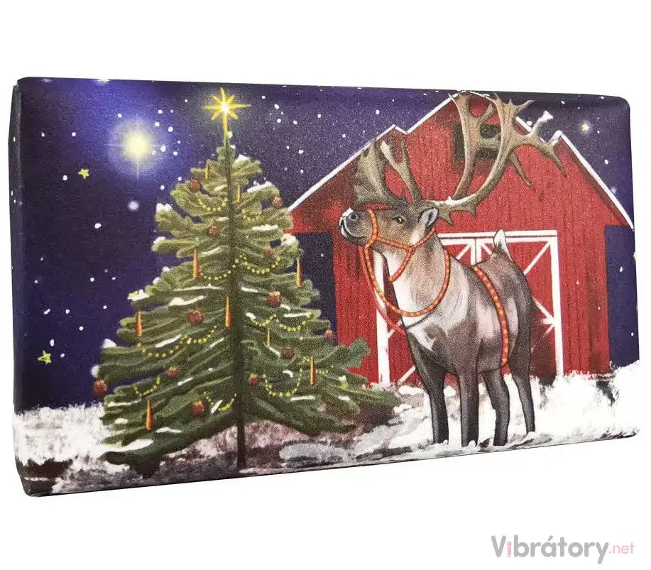 Luxusní tuhé mýdlo English Soap Company Christmas Reindeer – jedle a borovice, 190 g