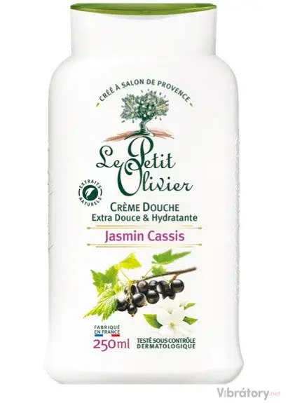 Sprchový krém Le Petit Olivier Jasmin Cassis – jasmín a černý rybíz, 250 ml