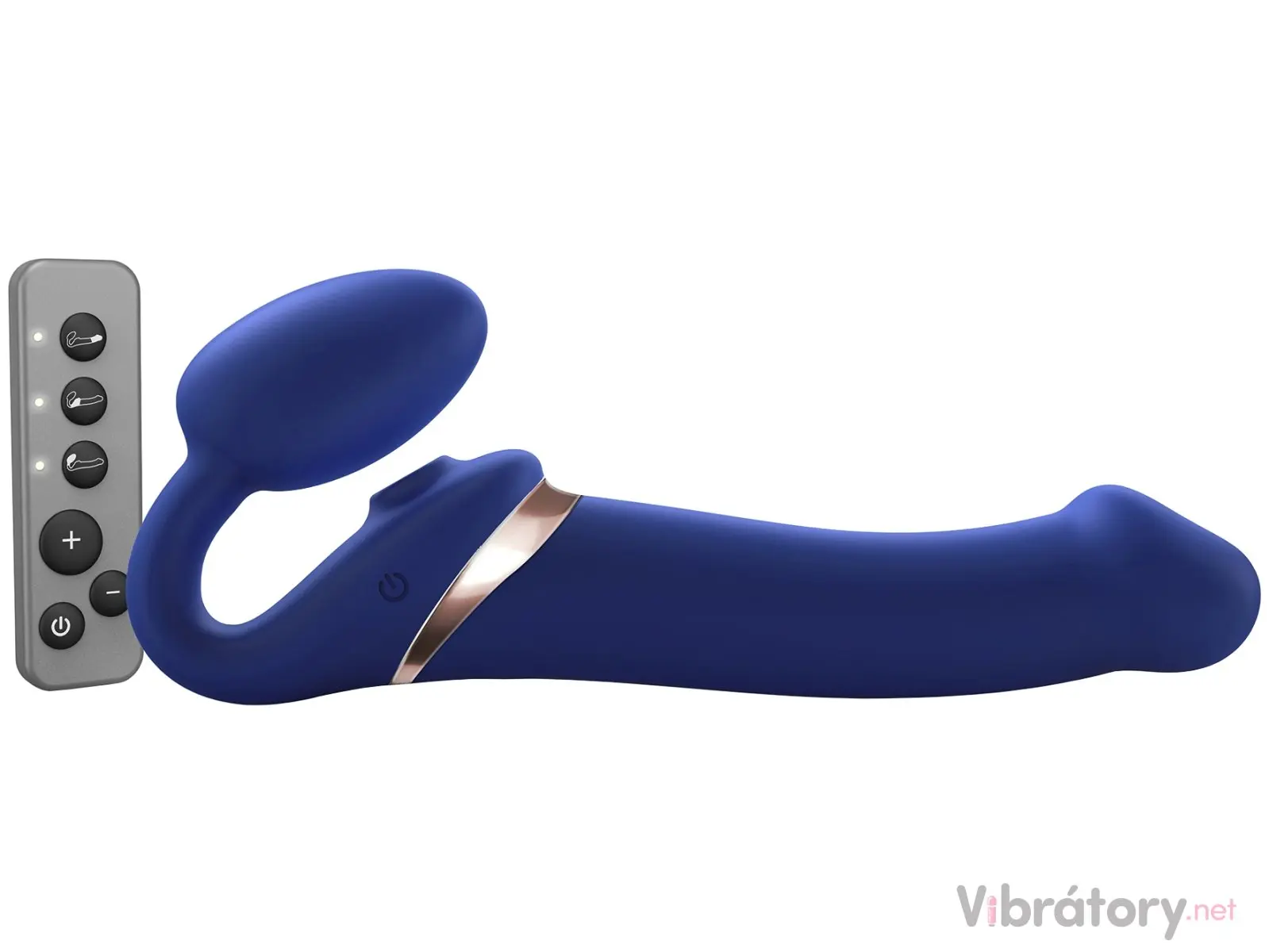 Tvarovatelný samodržící vibrační strapon s jazýčkem Strap-On-Me (velikost L)