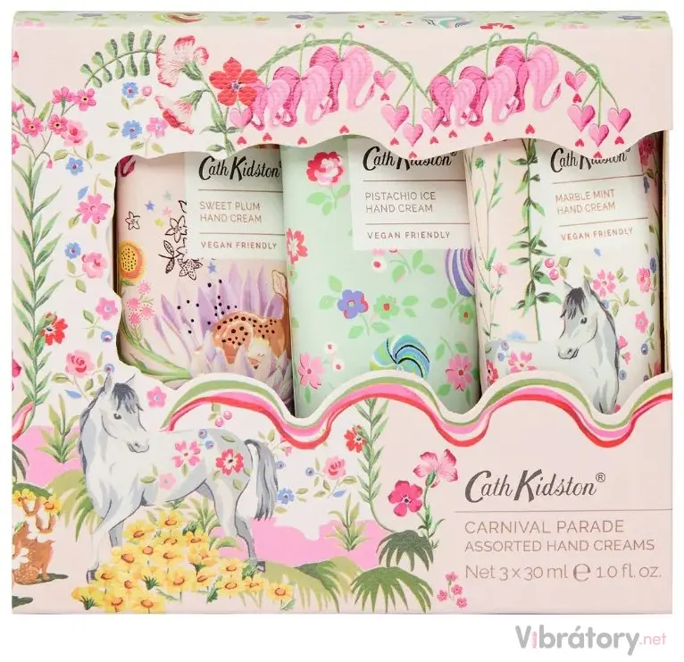 Sada krémů na ruce Heathcote & Ivory Cath Kidston Cath Kidston Carnival Parade, 3 ks