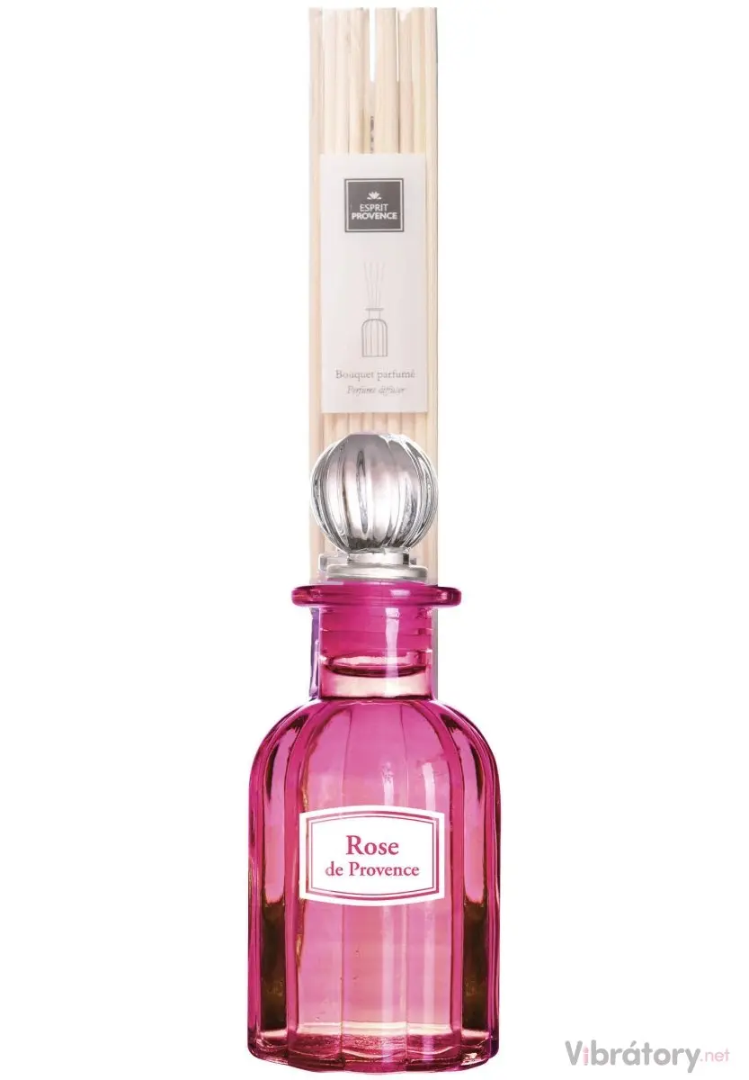 Tyčinkový aroma difuzér Esprit Provence Rose de Provence – růže, 100 ml