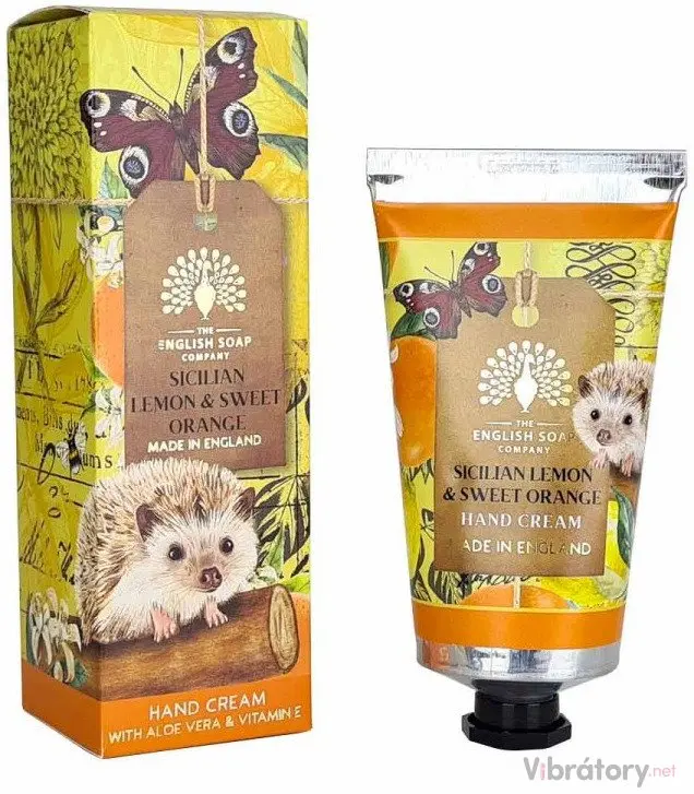 Krém na ruce English Soap Company Sicilian Lemon & Sweet Orange – sicilský citron a pomeranč, 75 ml