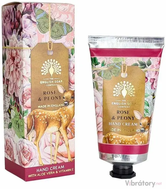 Krém na ruce English Soap Company Rose & Peony – růže a pivoňka, 75 ml