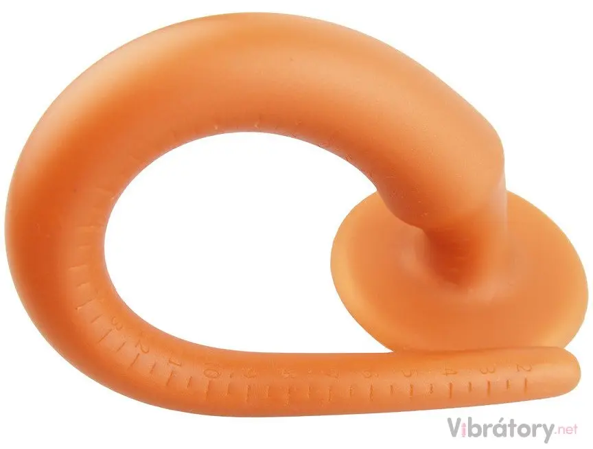 Extra dlouhé dildo Hugo (pro trénink hloubky), vel. S