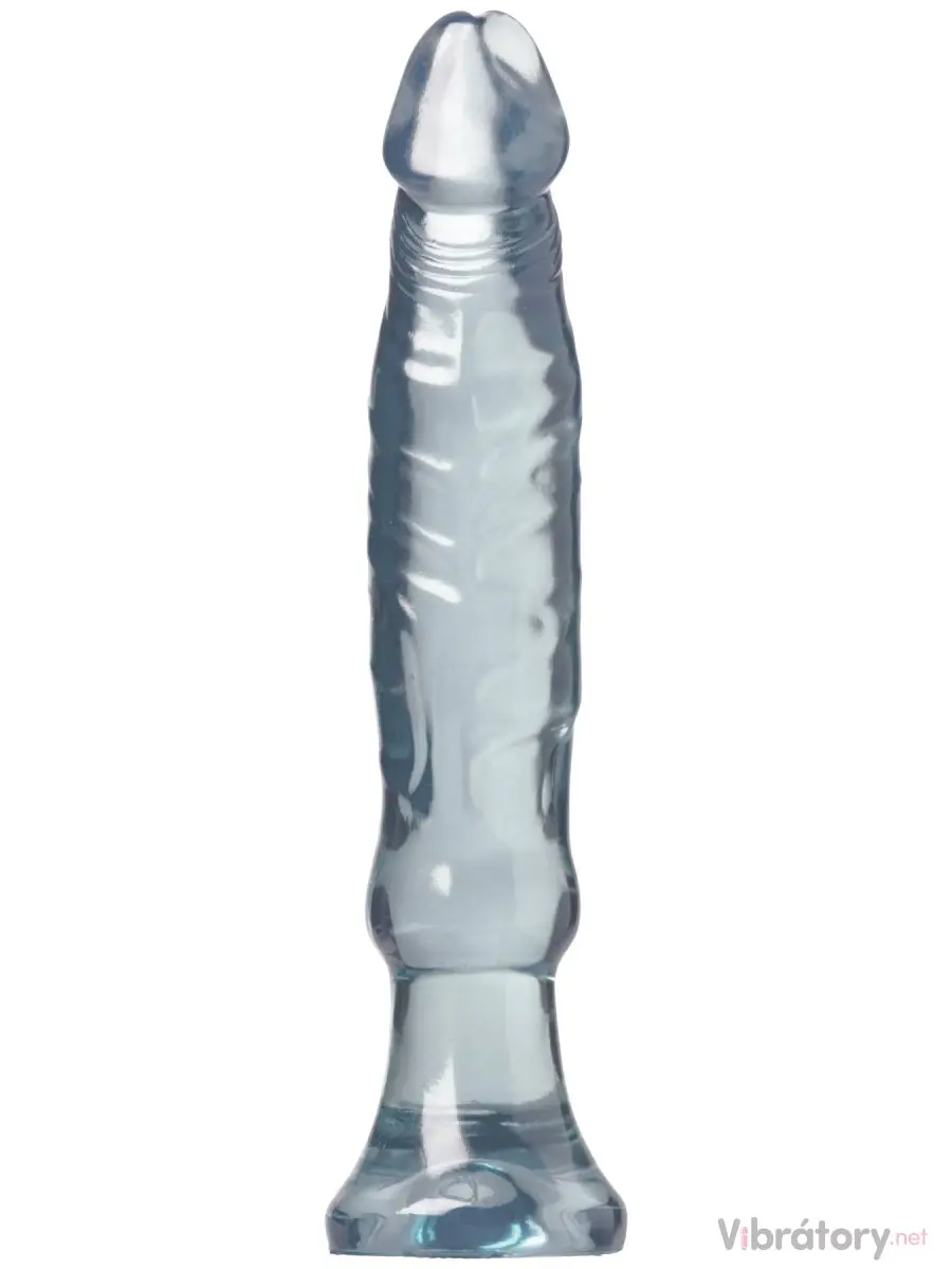 Anální dildo Doc Johnson Crystal Jellies Anal Starter, transparentní