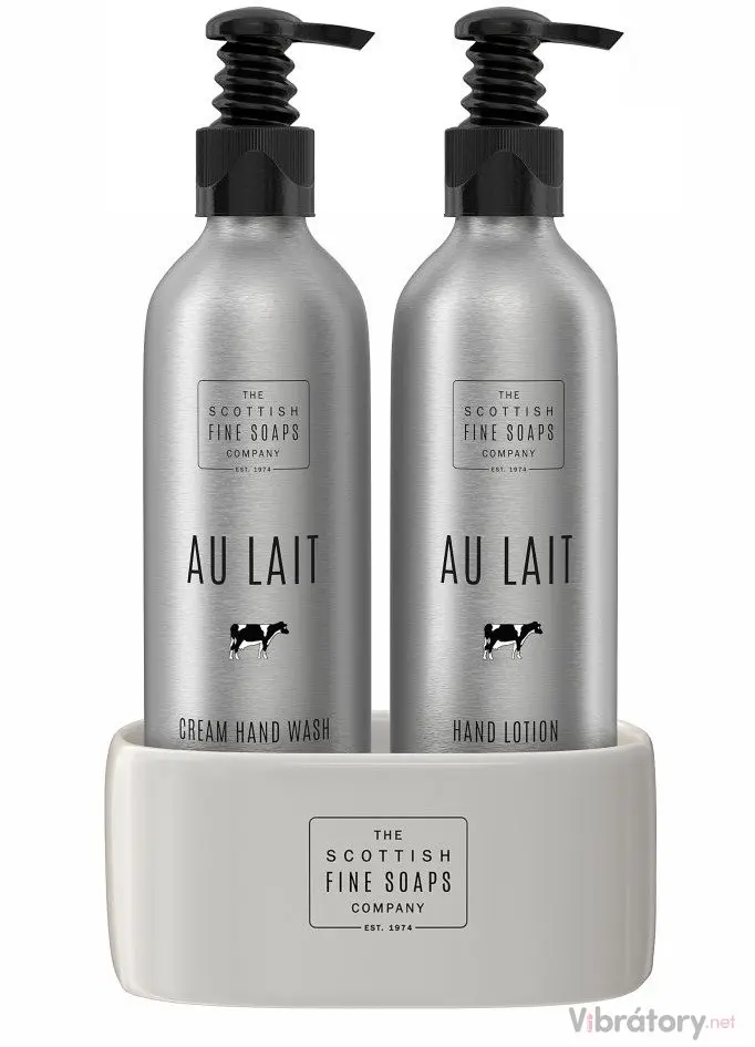 Sada kosmetiky pro péči o ruce Scottish Fine Soaps Au Lait – mléko, 2 ks