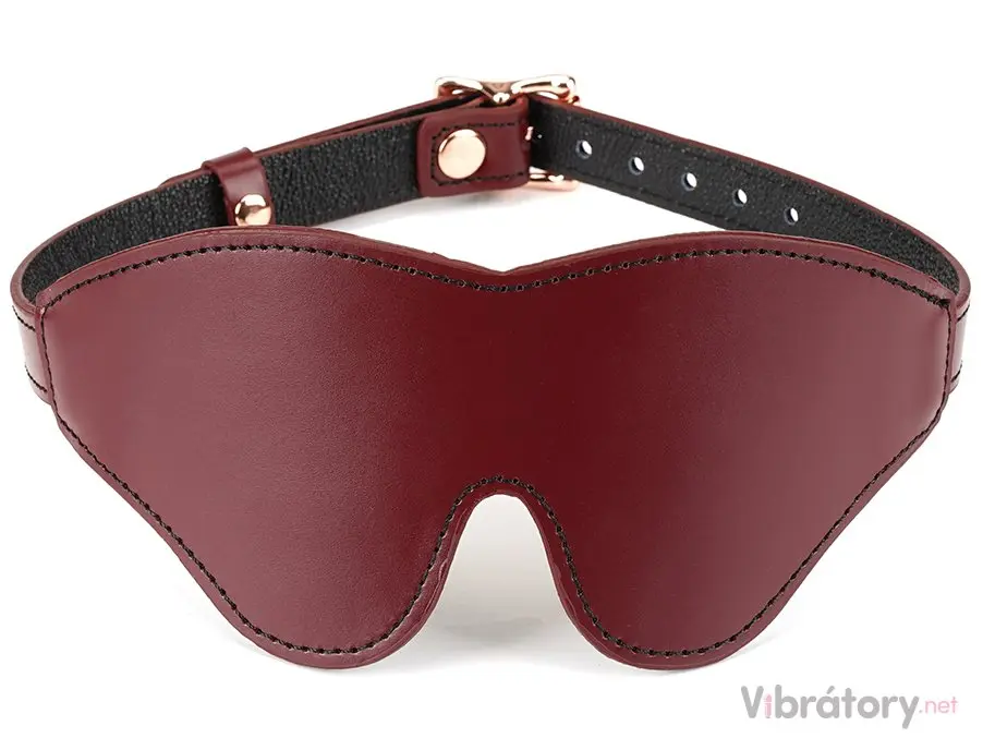 Maska na oči Liebe Seele Wine Red vínová