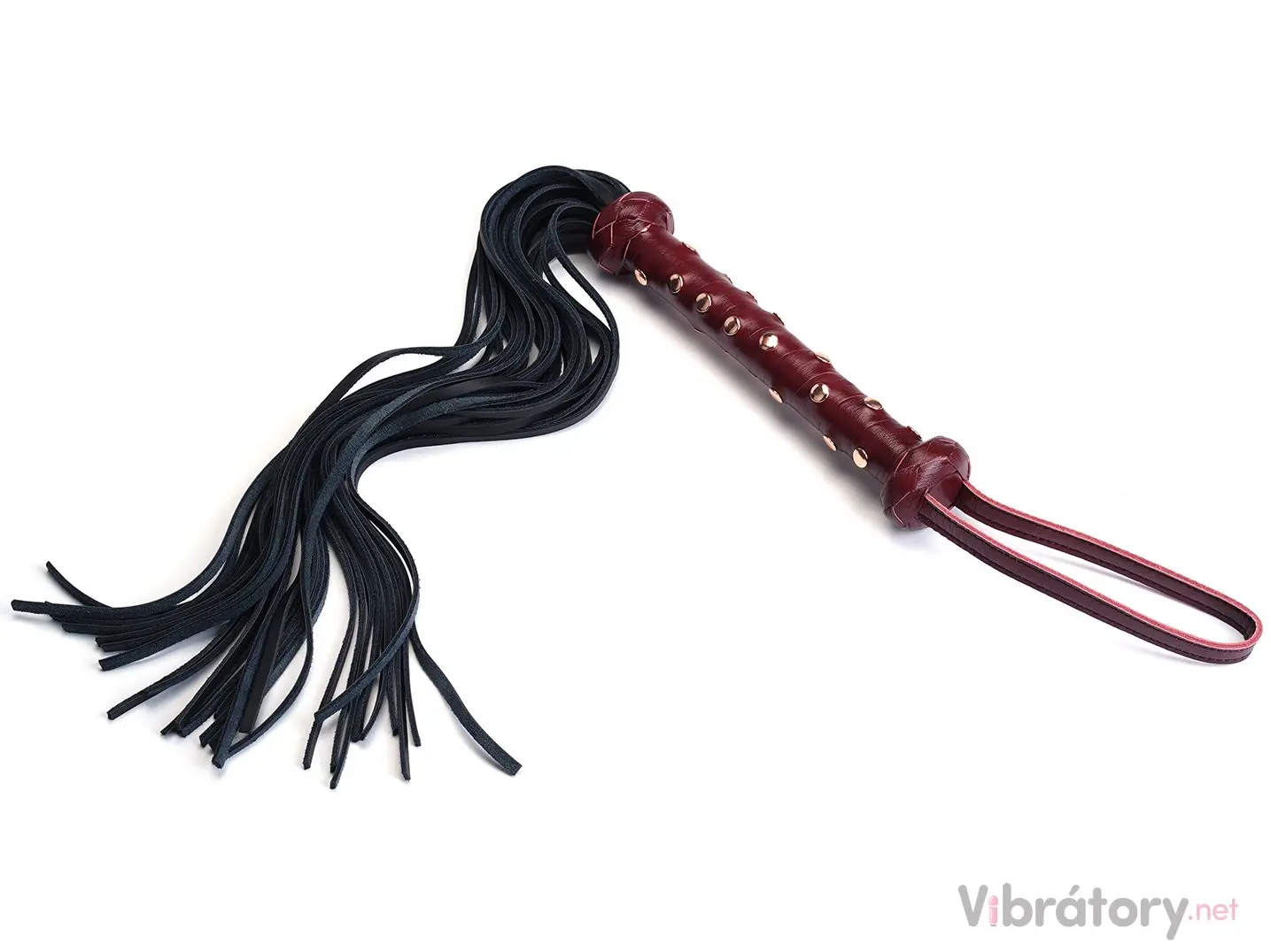 Kožené důtky Liebe Seele Wine Red