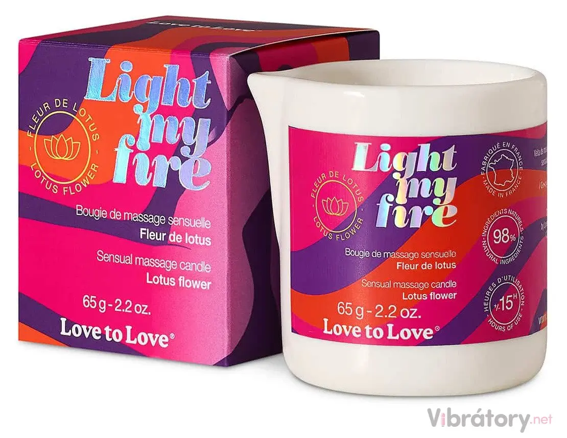 Masážní svíčka Light My Fire Lotus Flower, 65 g