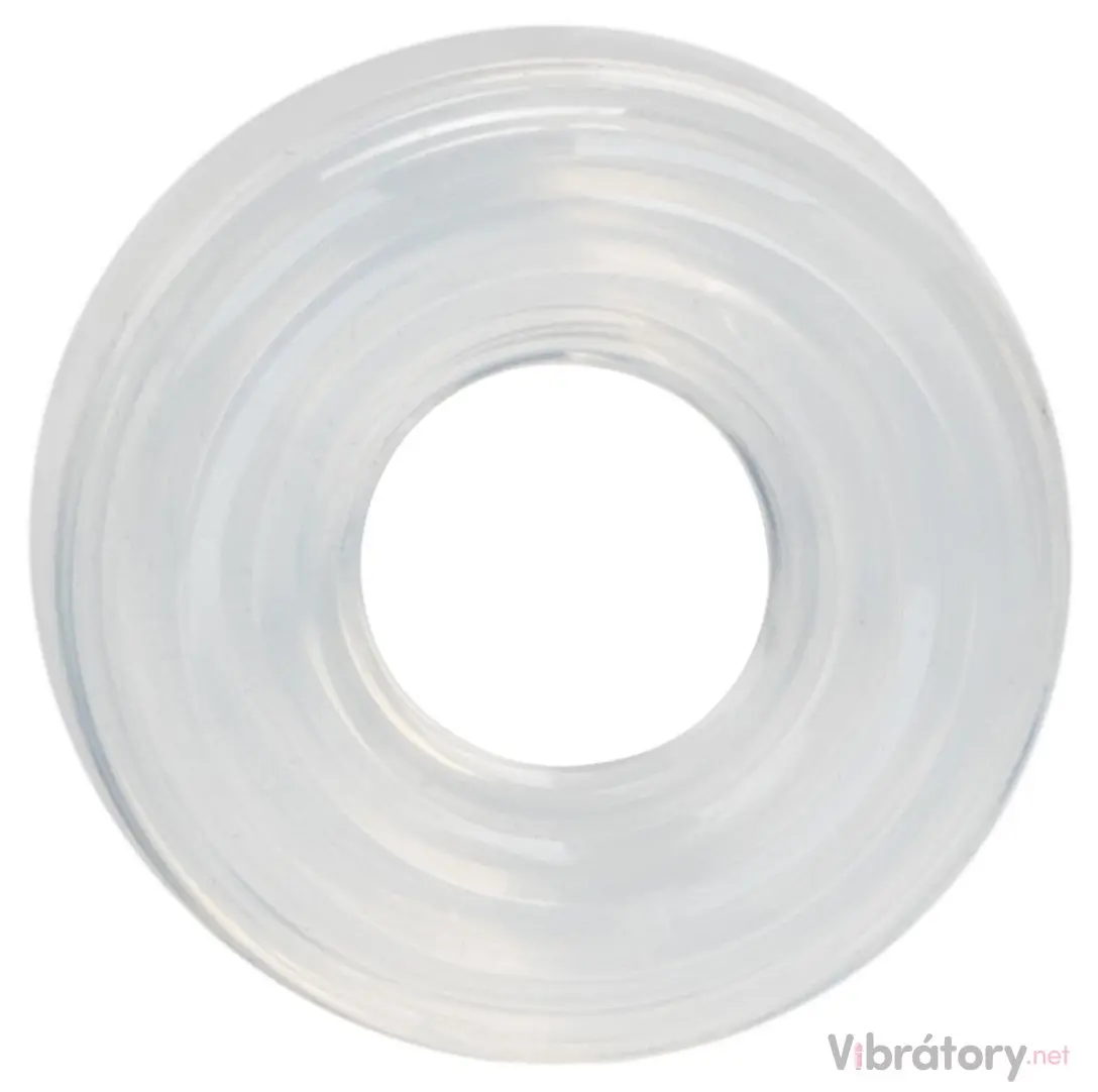 Kroužek na penis California Exotic Premium Silicone Ring Medium clear