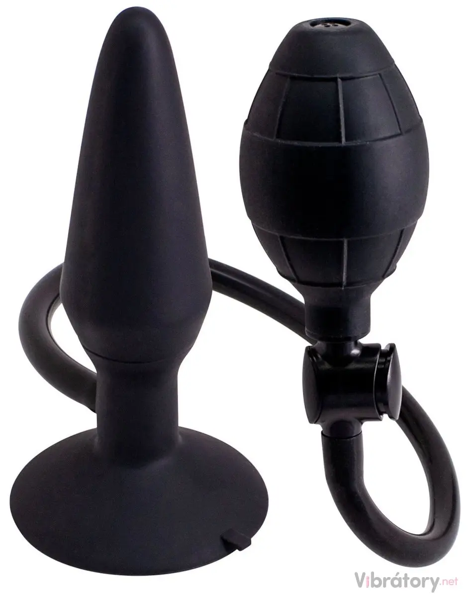 Kolík anální Seven Creations MEDIUM Inflatable black