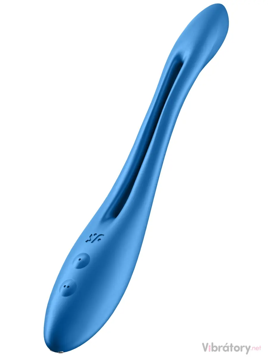 Vibrátor SATISFYER ELASTIC GAME modrý