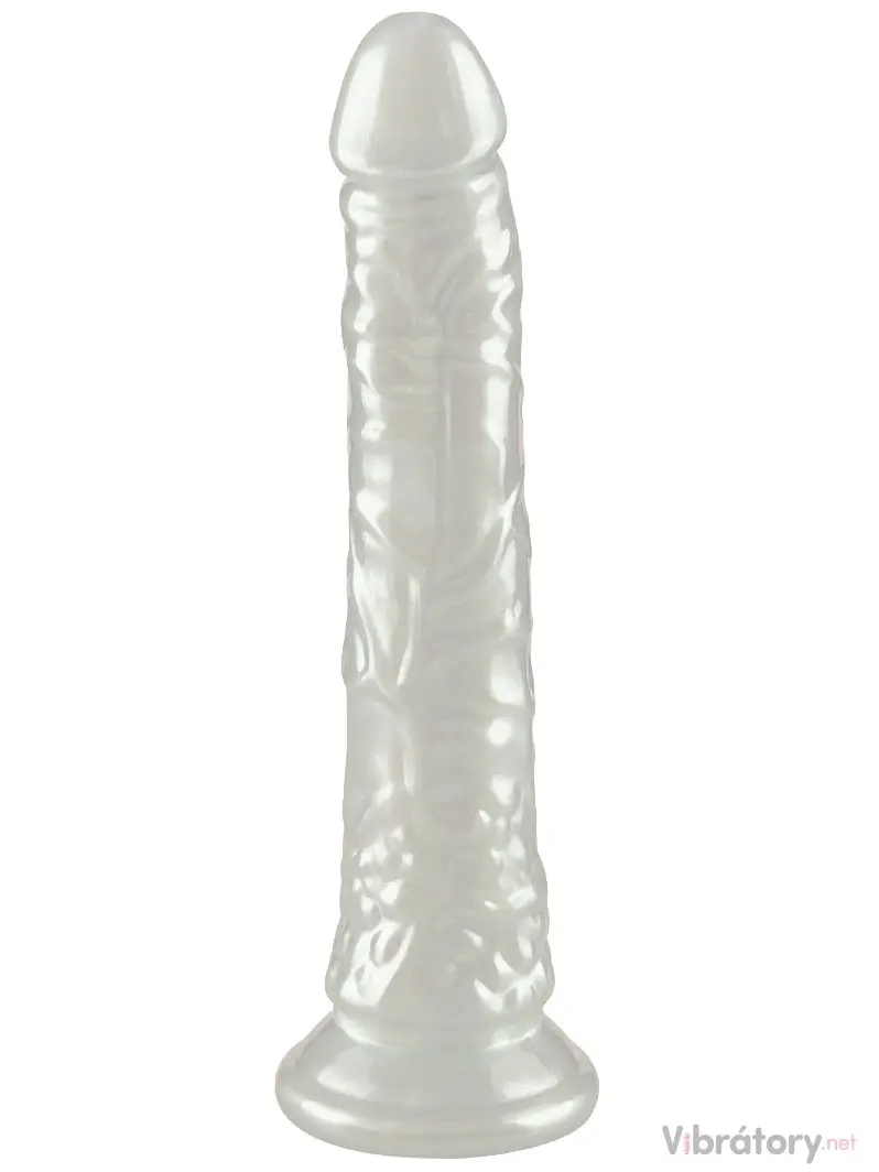 Perleťové dildo Akoya Pearl - White