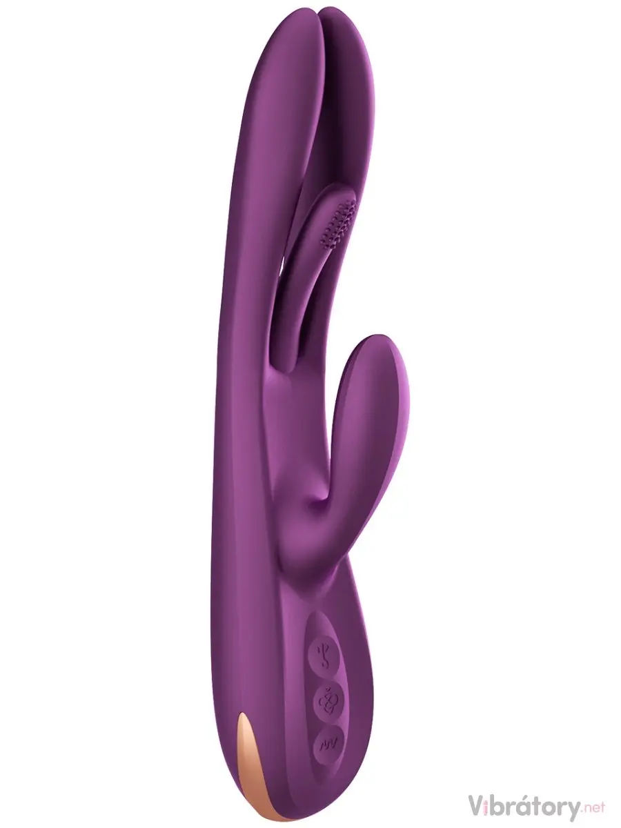 Vibrátor HONEY PLAY BOX TERRI App Controlled Tapping Rabbit fialový