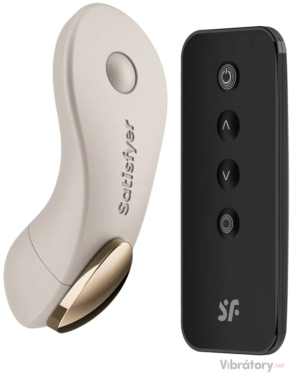 Satisfyer Little Secret - nositelné vibrační kalhotky (bílé)
