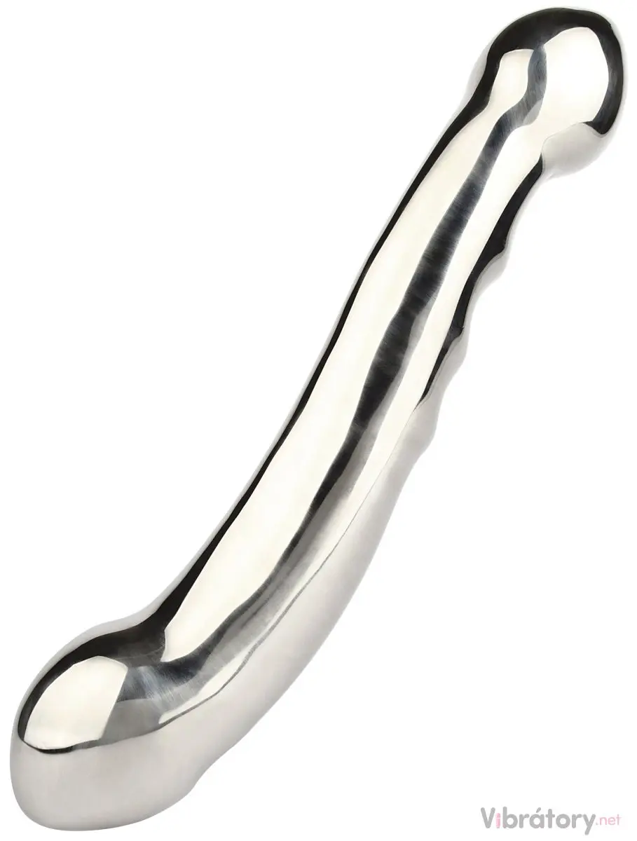 Oboustranné kovové dildo Elegant Eleven, 28 cm