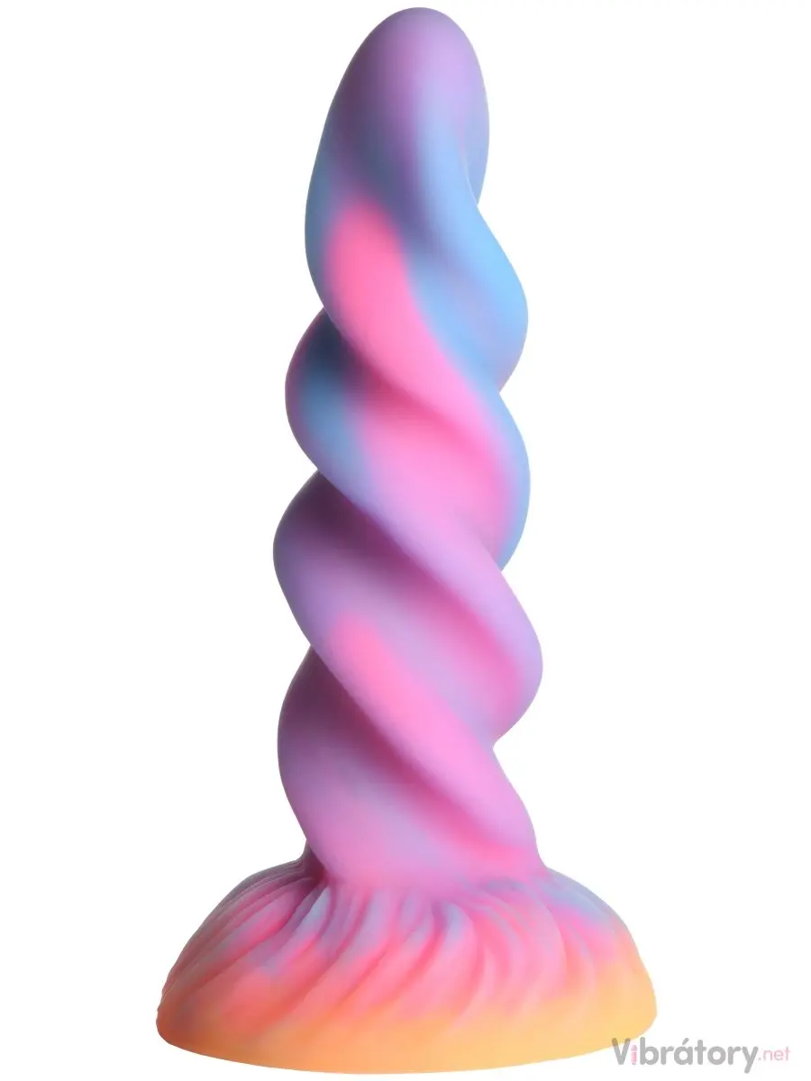 Světélkující dildo s přísavkou Creature Cocks Moon Rider
