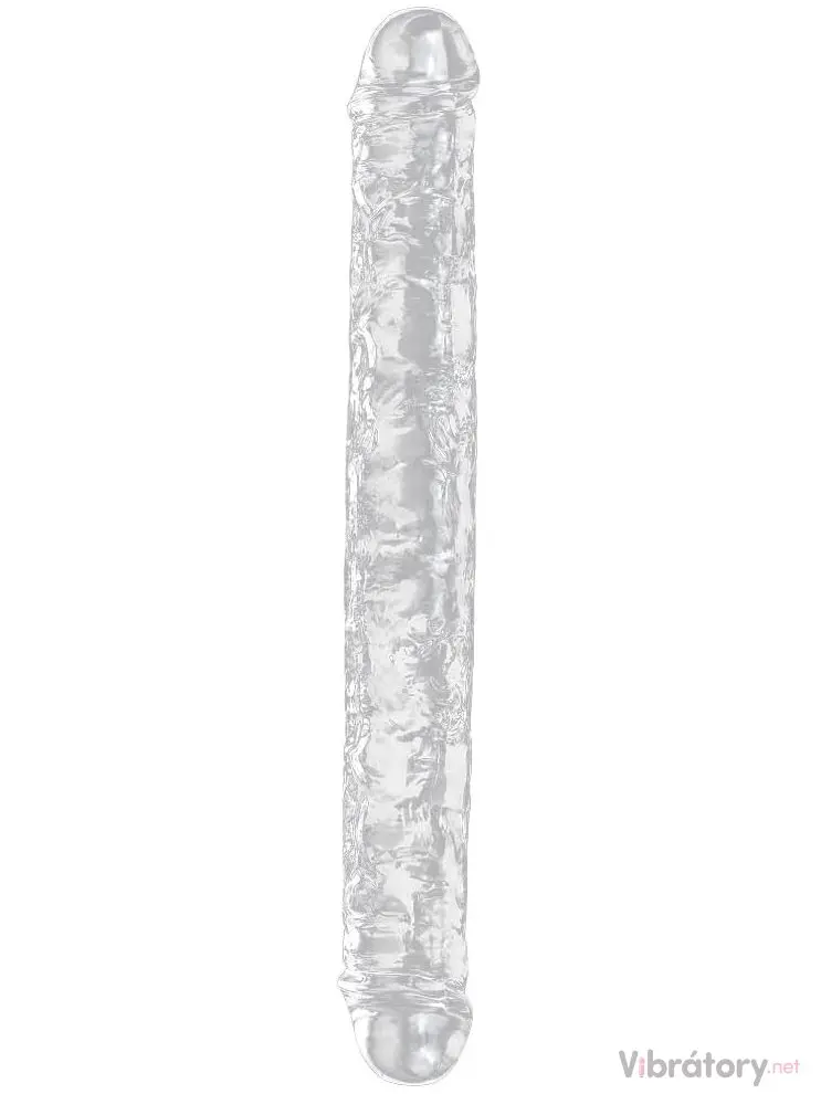 Oboustranné dildo Flawless Clear 12"