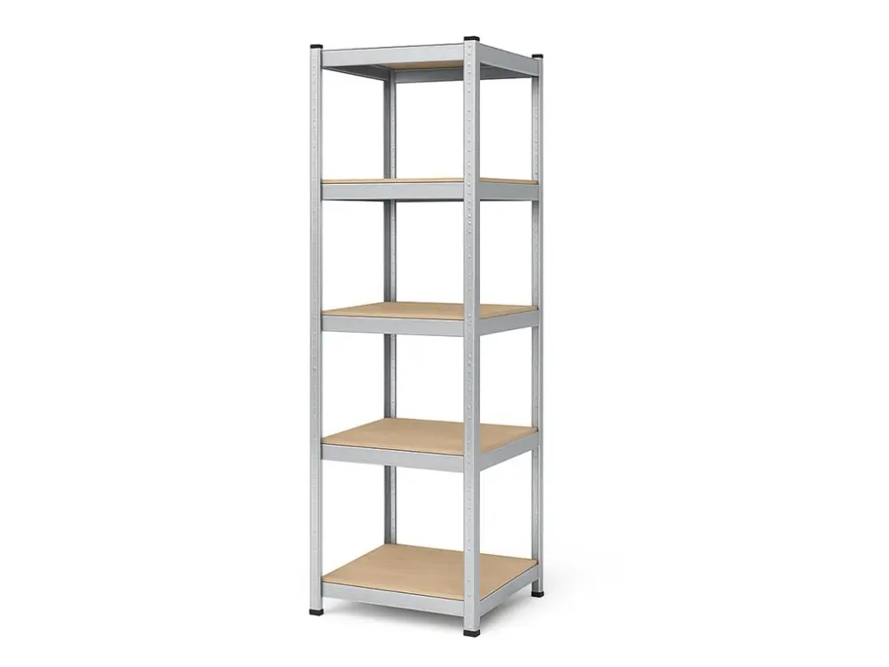 Regál 1800x400x400 mm zinkovaný 5-policový, nosnost 875 kg