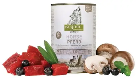 Isegrim Adult steppe: koňské maso s černým jeřábem a žampiony 800g