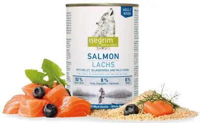 Isegrim Adult river: losos s prosem a borůvkami 800g