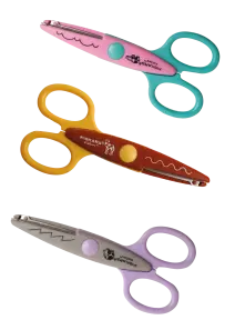 Fiskars Kidzors sada 3 ozdobných nůžek Zvířátka ze ZOO
