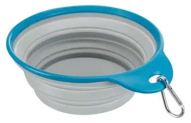 Trixie Cestovní silikonová miska s pevným okrajem 1,0l