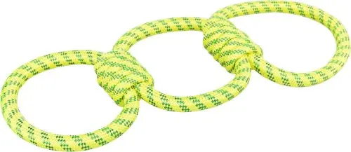 Aqua Toy plovoucí přetahovadlo 3 kruhy 42cm