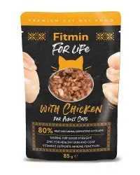 Fitmin For Life Kuřecí kapsička pro kočky 85g