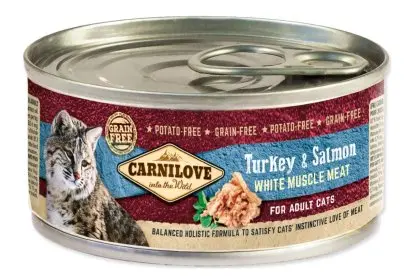 Carnilove White Muscle Meat Turkey&Salmon for Adult Cats 100g