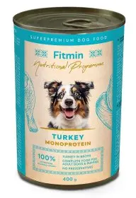 Fitmin Monoprotein krůtí pro dospělé psy a štěňata 400g