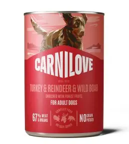 Carnilove Dog Adult Konz. Turkey & Reindeer & Wild Boar - 400g
