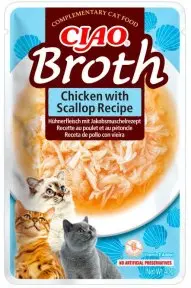 Churu Cat Ciao Broth Chicken With Scallop Recipe 40g