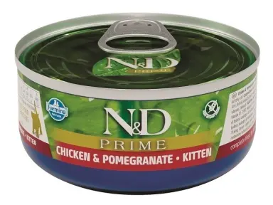 N&D Cat Prime Kitten Kuře&Granátové jablko 70g
