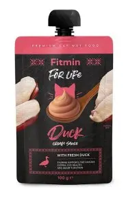 Fitmin For Life Kachní jemný krém pro kočky v kapsičce 100g