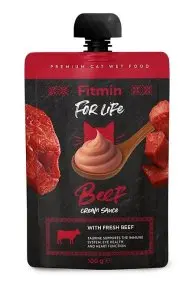 Fitmin FL cat kapsa Cream sauce hovězí 100g + Množstevní sleva