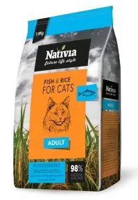 Nativia Cat Adult Fish&Rice 1,8kg