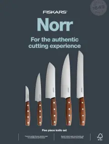 Fiskars Norr sada 5ks nožů