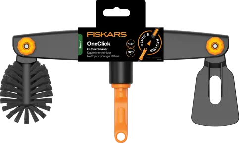 FISKARS Čistič okapů OneClick Reach 120°