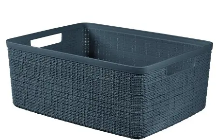 Curver Jute M 12l košík 36x28x15cm tmavě šedý