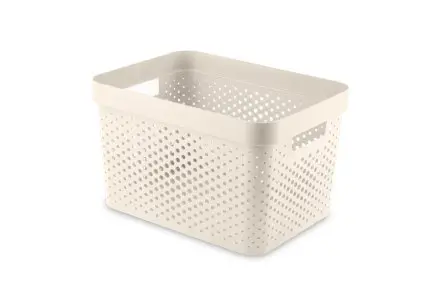 Curver Úložný box INFINITY 17l recyklovaný plast krémový puntíky