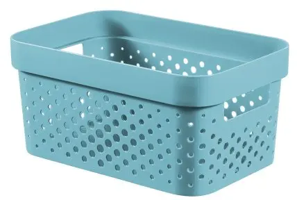 Curver Úložný box INFINITY 4,5l recyklovaný plast modrý puntíky